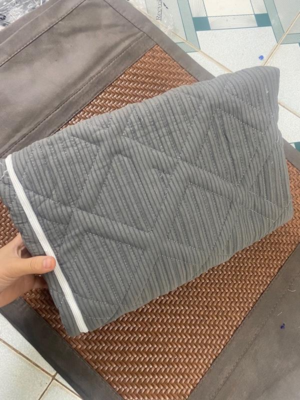 Product Introduction of Vỏ gối ôm trần bông cotton đũi hữu cơ xơ đậu nành nhập khẩu kích thước 35x110cm 8