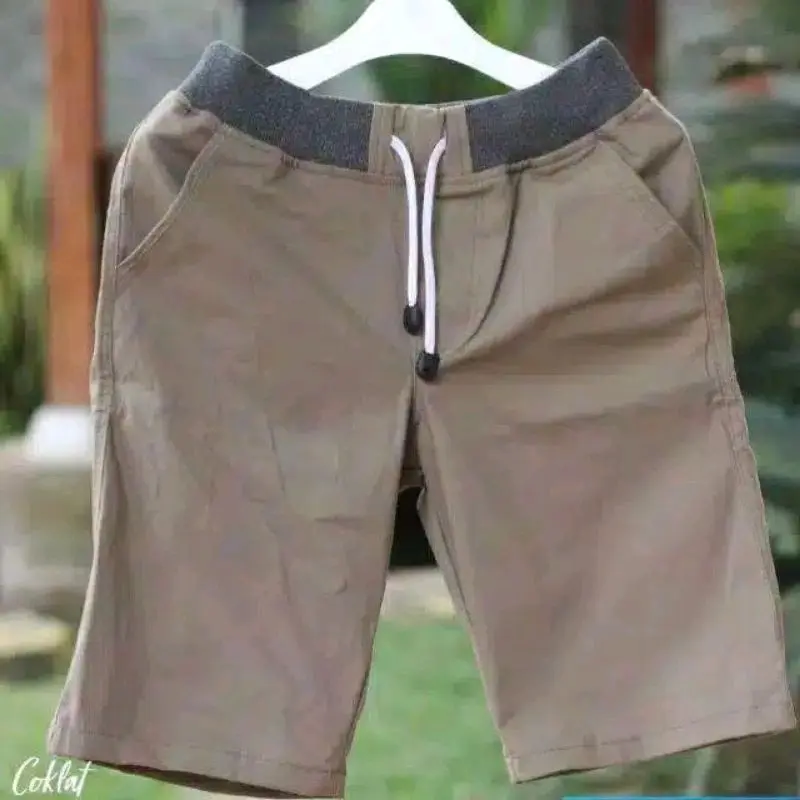 Celana Chinos 100rb dapat 5pcs Chino Kain Distro Karet Katun Melar Nyaman Pendek Santai Twill Panjang Shorts casual regular 6