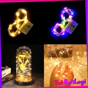 YBL-COD Lampu Tumblr Kawat Mini 1 2 3 5 Meter Lampu Hias Tembaga (BELI LOKAL)