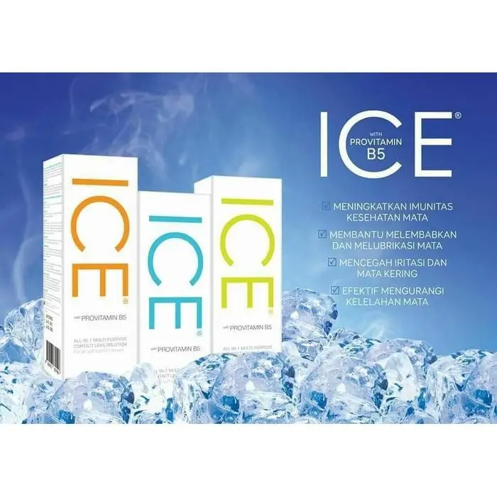 Cairan Softlens X2 ICE 60ml Multi Purpose Solution Air Bilas Cuci Pembersih Soflens 6