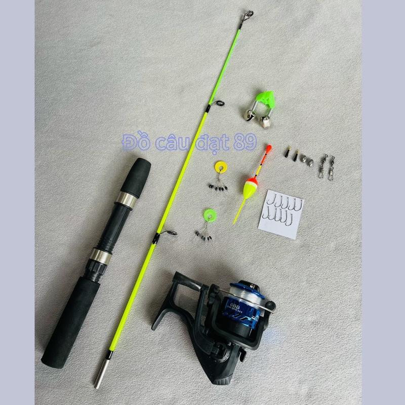  Combo cần câu Tí Hon  cần đặc cắm gốc  + máy nhựa 200 sẵn cước + TẶNGG Full phụ kiện về chỉ việc đi câu Fishing Câu Cá 