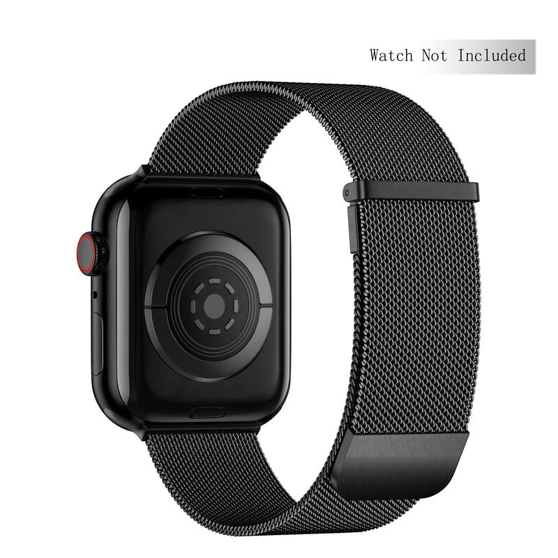 Magnetic Closure Watch Band (Band Only), 1 Count Durable Metal Watch Band for Women & Men, Smart Watch Accessories Compatible with iWatch Series 7 8 6 5 4 3 2 1/Ultra/SE 8