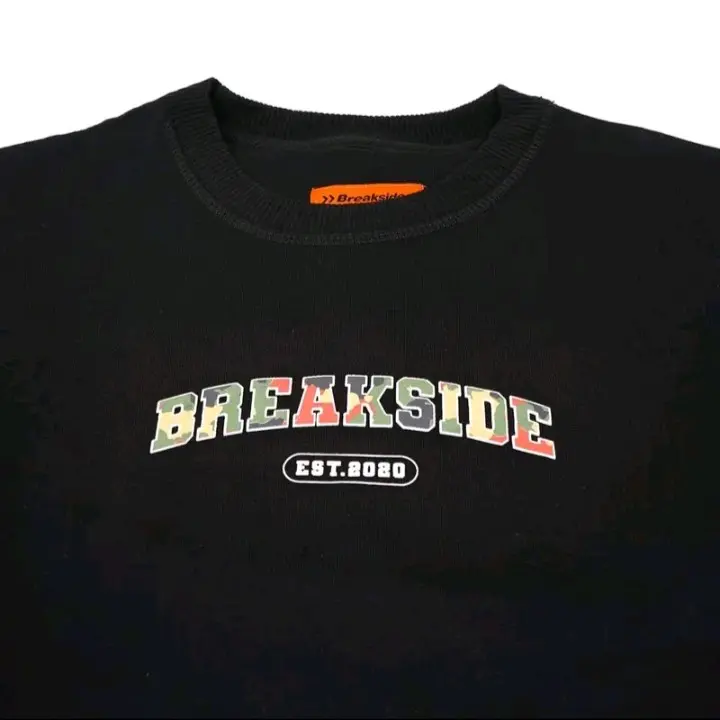BREAKSIDE EST 2020 crewneck cotton fleece cowok keren korean style pria / wanita dewasa termurah 1