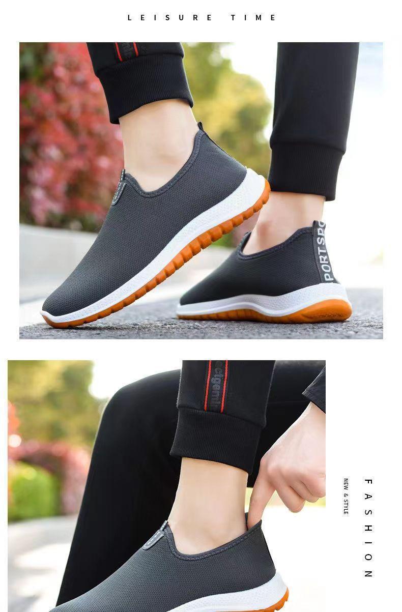 Product Introduction of Giày Vải Bắc Kinh Cũ, Cho Mùa Lò Xo Và Mùa Hè, Có Gót Gân, Giày Thường Ngày Chống Trượt Và Chống Mài Mòn, Thoáng Khí, Giày Lái Xe, Giày Thể Thao dễ phối đồ Phong Cách Hàn Quốc 2