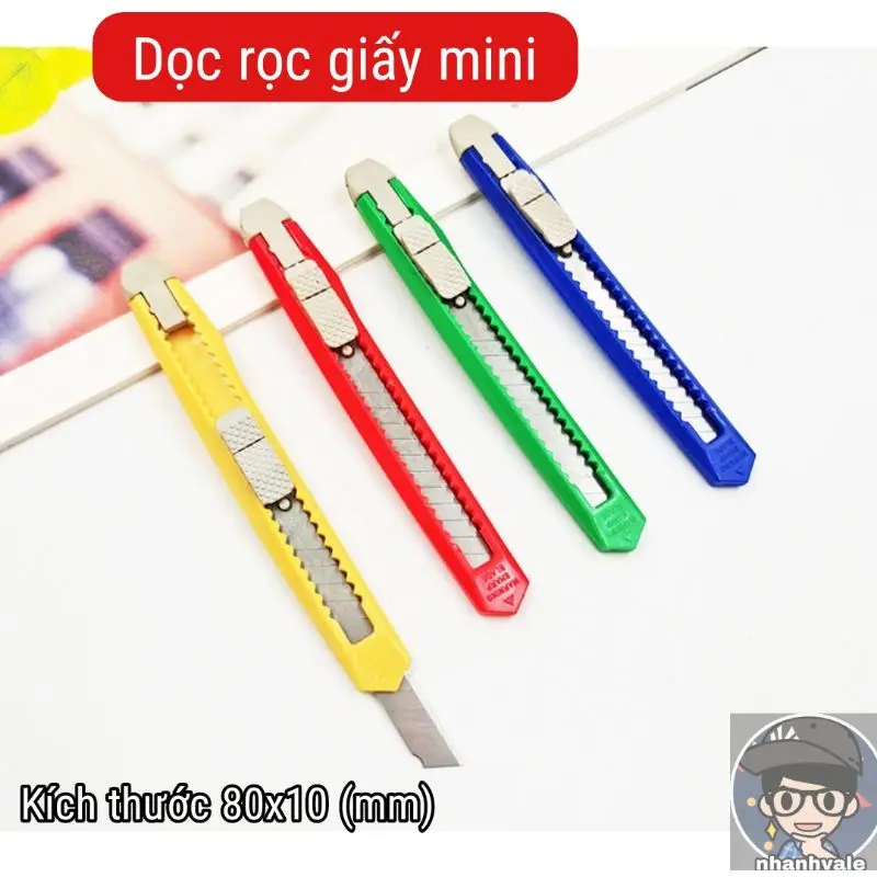 Dao rọc giấy nhỏ mini (Giao màu ngẫu nhiên) 0