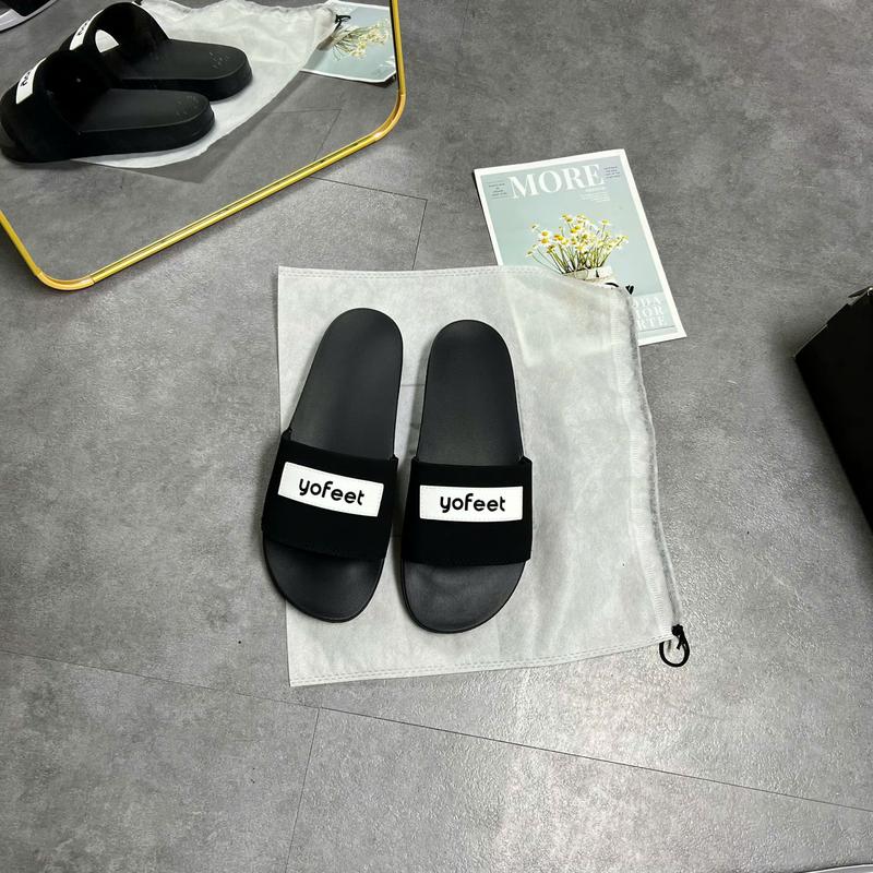Dép nam nữ quai nỉ khâu mác yofeet tôn da nịnh chân đế api  Slipper 6