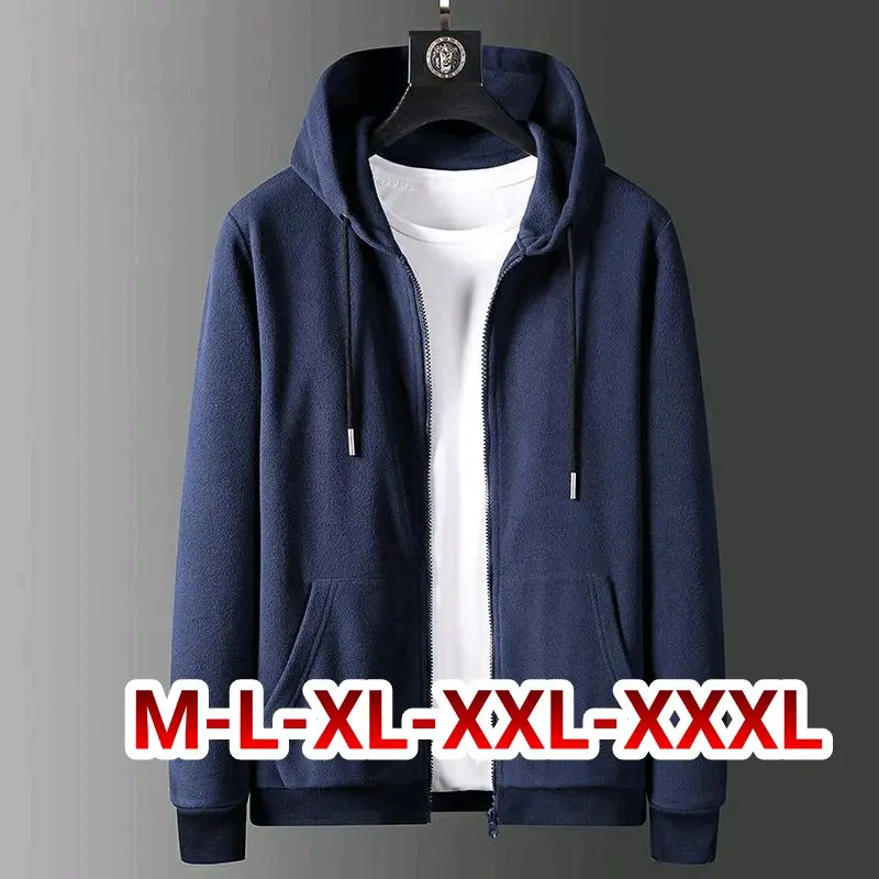 jaket Hoodie Zipper polos pria wanita size M-L-XL-XXL-XXXL Mocca Abu Biru Hijau Hitam Navy  Army Fleece Merah Sweater