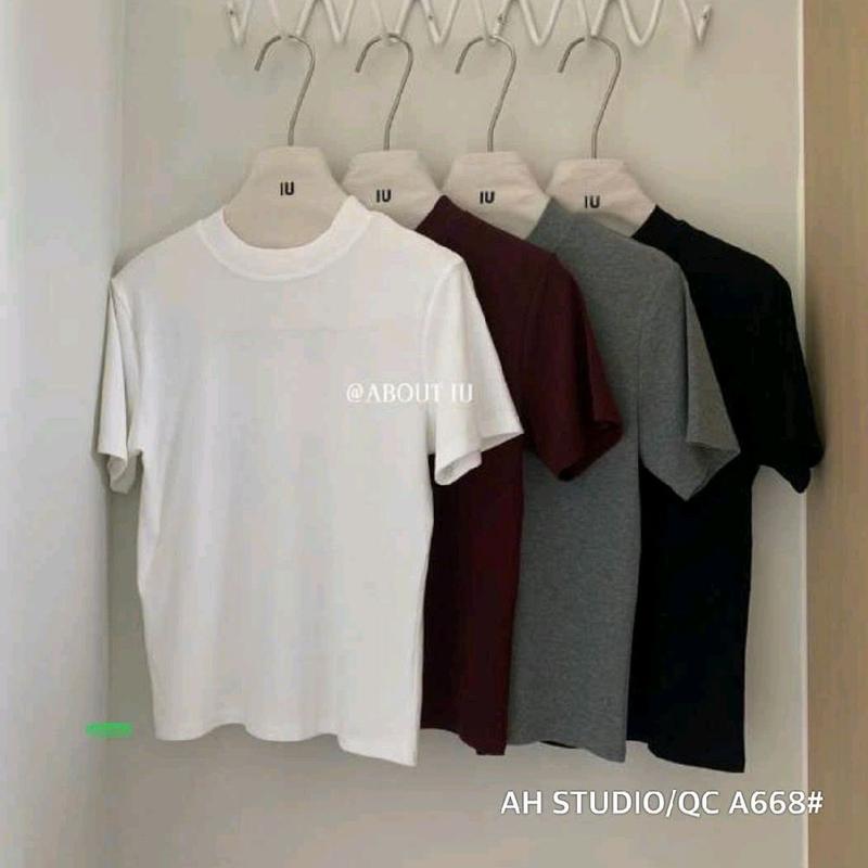 Áo Thun IU cổ 3 phân đủ 4 màu 0