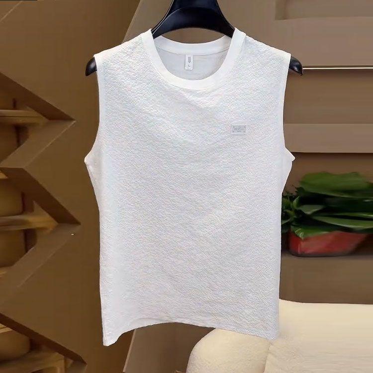 Product Introduction of Áo Vest Thiết Kế, Dễ Phối Đồ Cho Mùa Hè, Họa Tiết, Thoáng Khí, Gạc Bong Bóng, Hợp Xu hướng, Cổ Tròn, Không Tay, Dành Cho Nam Giới, Áo Vest Mỏng 2