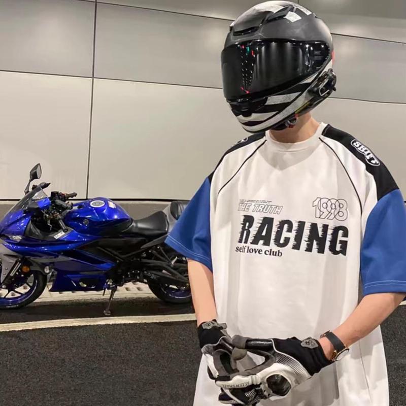  Áo Phông RACING Kiểu Dáng Thể Thao Phối Phong Cách Áo Đua Cực Chất  Các Tổ lái Boy Phố Girl Phố Menswear 