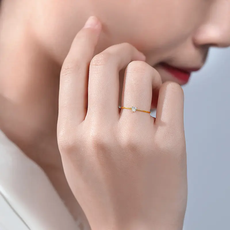 Jewelry Lover - Ring-38 - Cincin - Amber - Korean Style COD