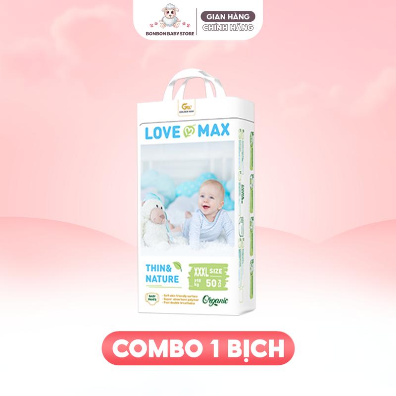 K AFF 1 Bịch LOVE MAX Tã Bỉm Dán Quần Cho Bé Sơ Sinh