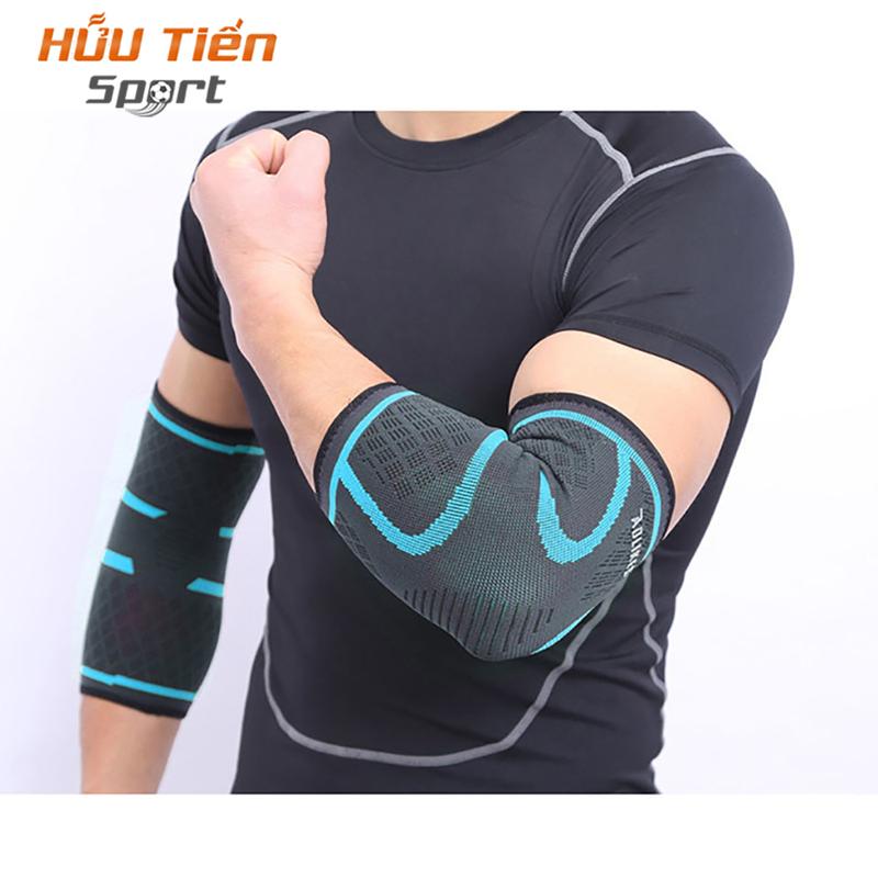 Băng Khuỷu Tay, Bó Bảo Vệ Khủy Tay Cùi Chỏ Aolikes AL7547 Tập Gym Chơi Thể Thao Đá Bóng Cầu Lông Bóng Chuyền Sport Tập Thể Dục 5