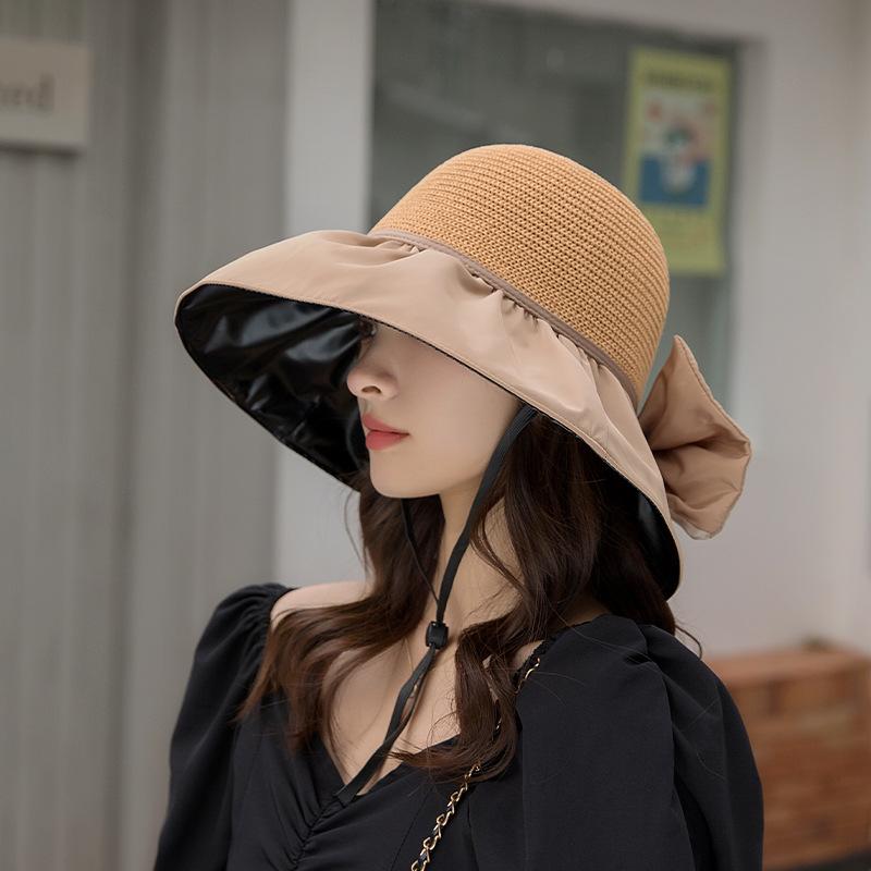 Mũ Nữ Mùa Hè, Imvelo, Mũ Chống Nắng, Vành Lớn, Chống Tia UV, Mũ Vinyl Ngư Dân, Che Mặt Che Nắng Hàn Quốc, Mũ Chống Nắng, Che Hơn 99% Tia UV Hiệu Quả 2