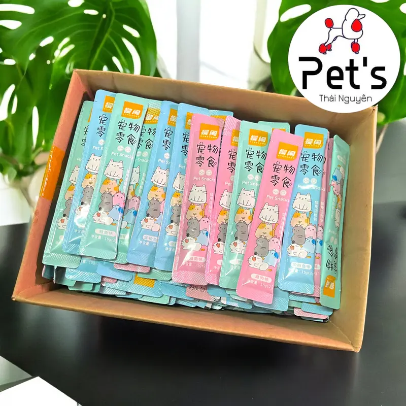 [COMBO 200 THANH Mix vị] Súp thưởng cho mèo Shizuka 15g-Pets Thái Nguyên 2