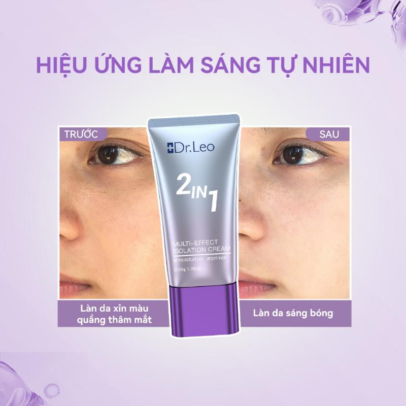 [Giảm giá cuối năm] Dr.Leo Kem Lót Trang Điểm Mặt 2 Trong 1 Làm Sáng Tông Màu Da & Sữa Rửa Mặt Tẩy Trang 2X Dr.Leo 3