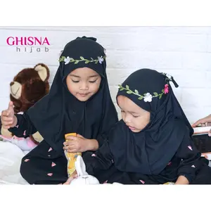 Hijab model bergo kids mahkota size 1-3