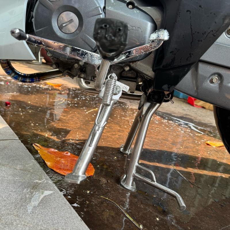 Chân chống nghiên inox kèm lò xo, ốc chân chống xe Wave, Dream, Future led, Vario, AB Phụ Kiện Phụ Tùng