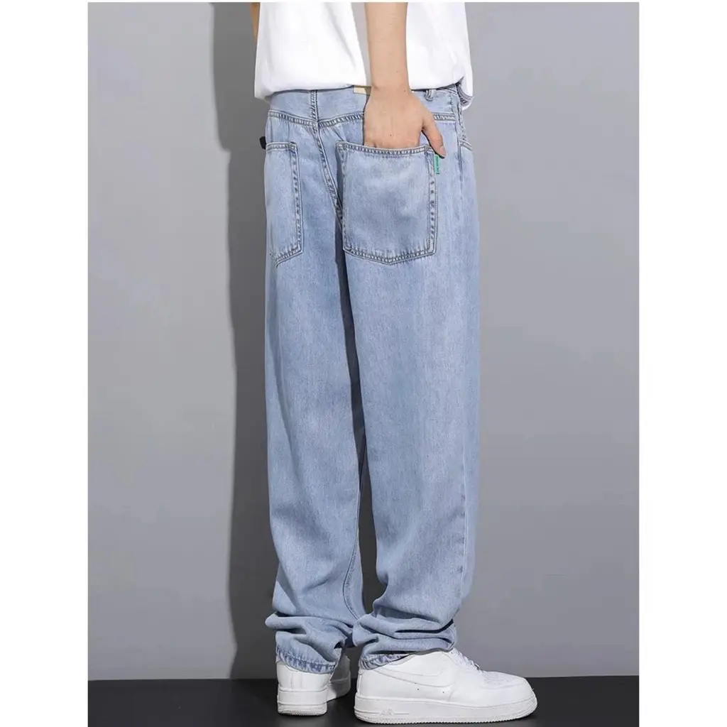 XinDou Maong Pants For Men Straight Leg Denim Jeans Korean Style