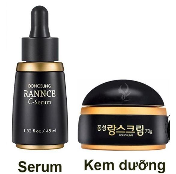(Livetream) Combo Serum + Kem dưỡng nám  DONGSUNG RANNCE 0