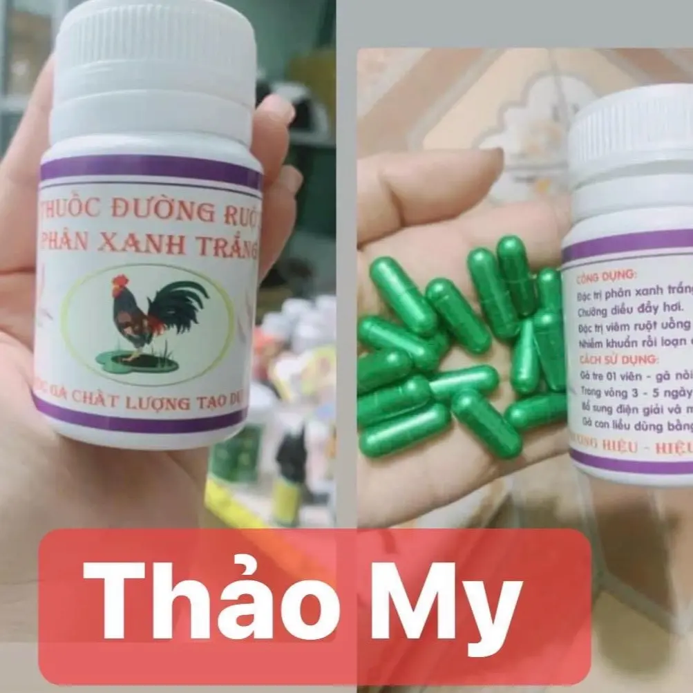 Trị ĐƯỜNG RUỘT (hu 45 vien )phân xanh phân trắng,phân lỏng, phân nước , ăn cát, uống nhiều nước, sốt, bỏ ăn,...
