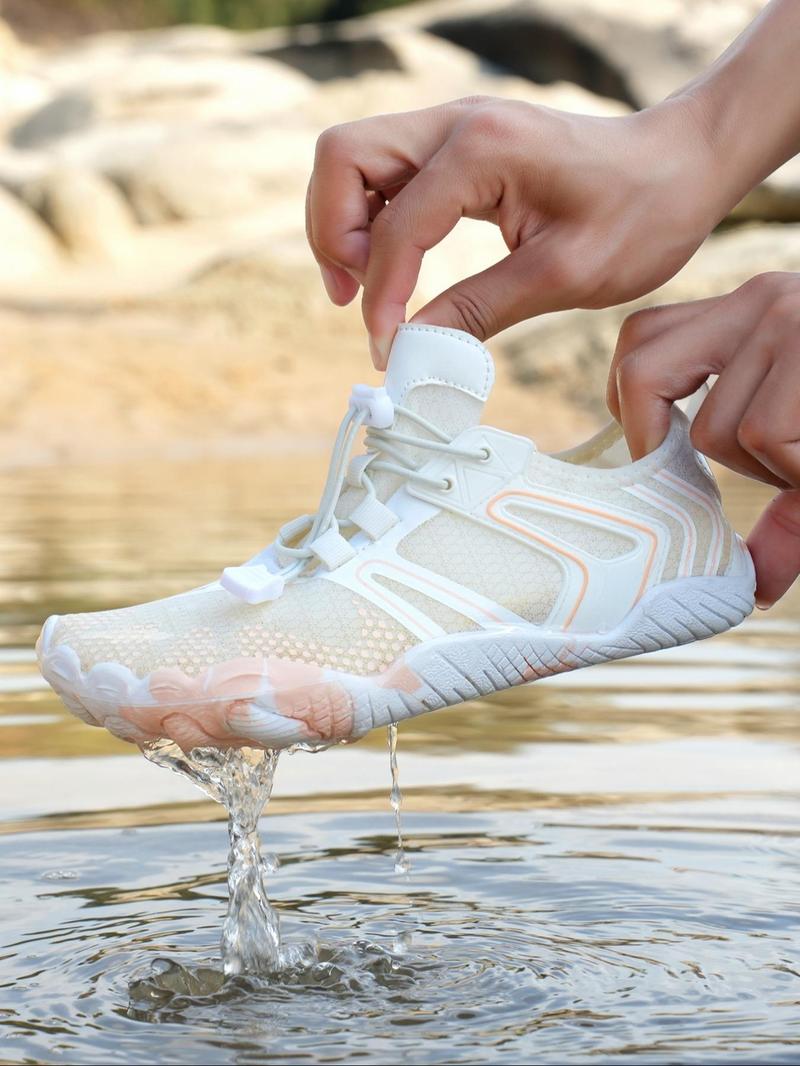 Product Introduction of Unisex Lightweight Breathable Quick Drying River Trekking Shoes, Sporty Lace Up Water Shoes for Beach Hiking, Swimming, Drifting, Diving, Outdoor Sneakers 1
