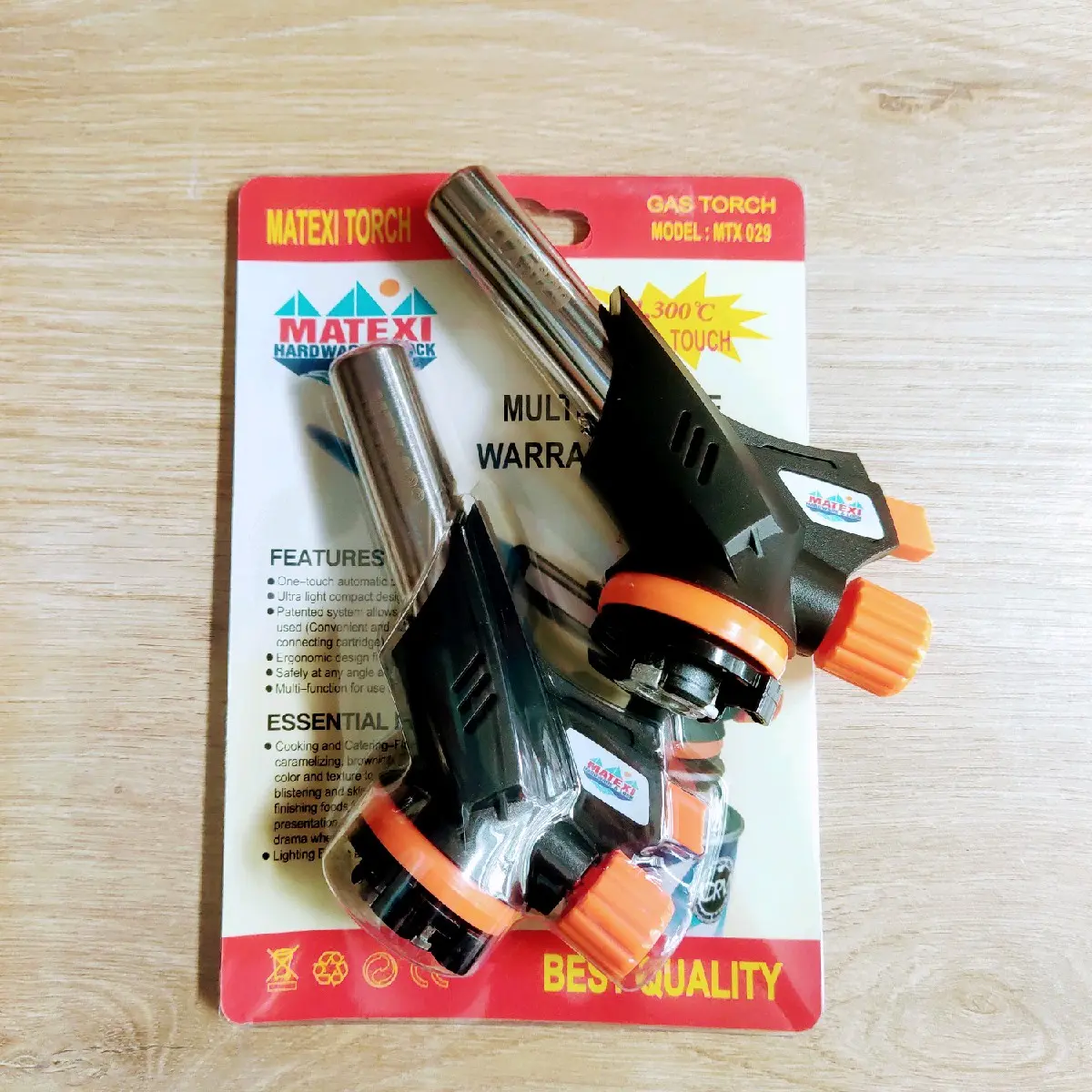 Khò gas cầm tay MTX 029 cao cấp dùng trong gia đình, quán ăn, nhà hàng