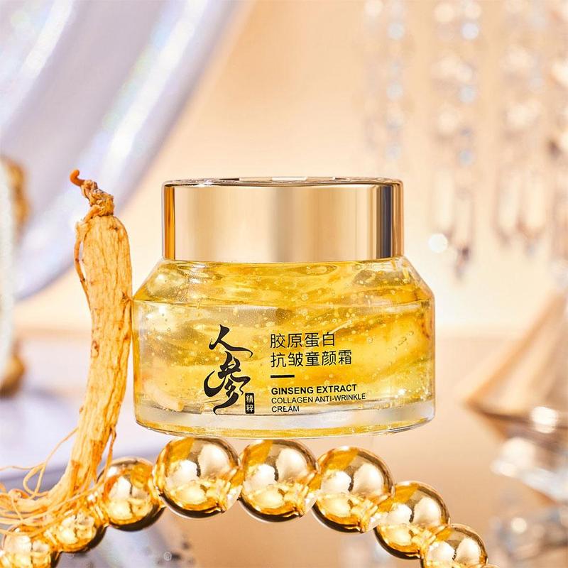 Product Introduction of Ginseng Essence Serum Facial Firming Deep Hydration Moisturizing Repairing Fine Lines Natural Skin Essence Cream Women Beuaty 50g 18