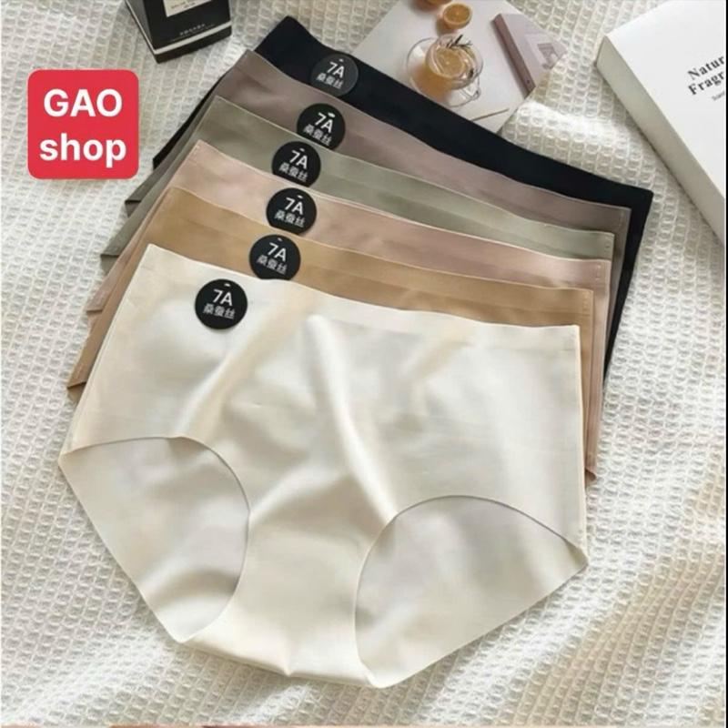 sét 10 quần lót nữ su 7A màu basic dễ mặc su mềm mát có giãn thỏa mái không hằn viền đáy thông hơi kháng khuẩn size 38-70kg- có bán sét 5 quần