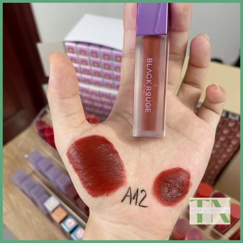 Son Black Rouge Màu A12 Đỏ Nâu Hàn Quốc