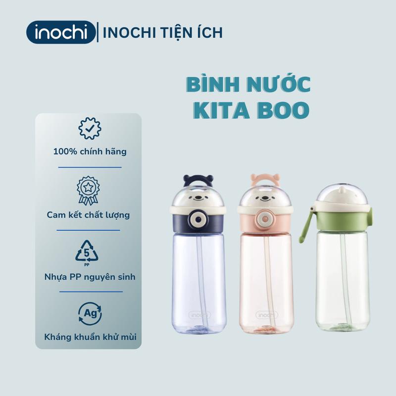  Bình nước Kita Boo INOCHI dung tích 480ml và 620ml dễ thương 