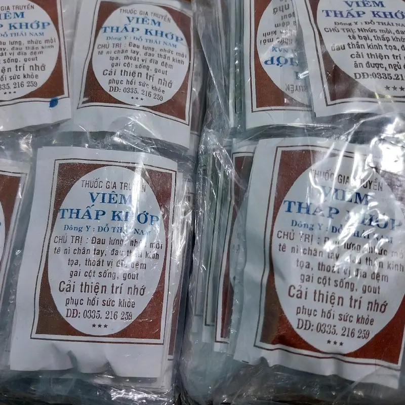 Combo 100 gói nhỏ dạng viên  hô trợ viêmxương khớp 2