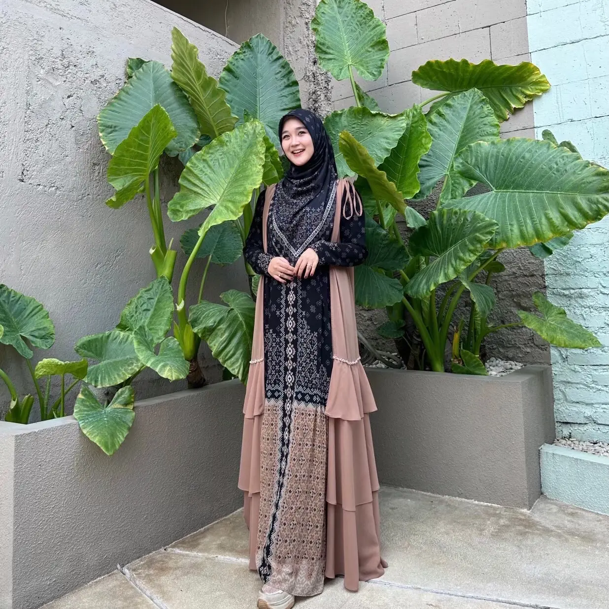 Sangsata series Sarimbit Eid fitri Ceruty ory printing dobby etnic