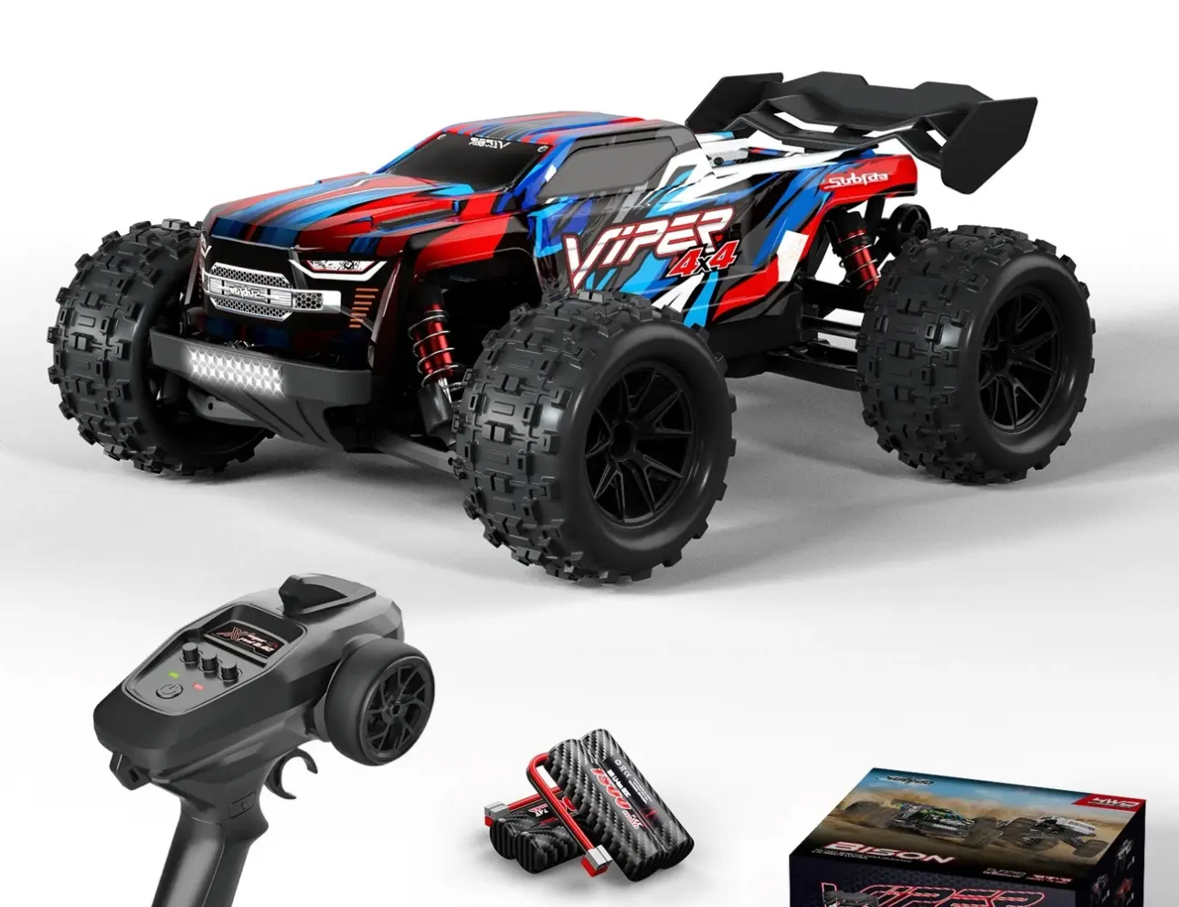 xe điều khiển R185 tốc độ cao 4WD 2 phiên bản 40-75km/h