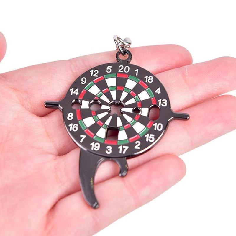 Product Introduction of Dart Plate Key Chain Dart Handling Tool Bottle Opener Accessories Tool Hanging P8Y0 28