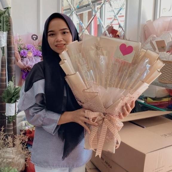 Buket Uang Kosong Tinggal Isi Praktis Hemat | Kerangka Bucket Kosongan Siap Isi | Untuk pecahan 2rb 5rb 10rb 20rb 50rb 75rb 100rb acara Wisuda Pelulusan Graduation Gift MONEY BOUQUET Hadiah