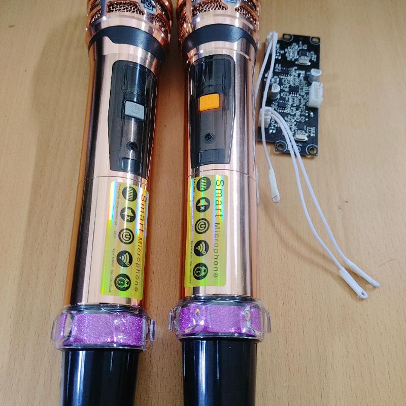 mic loa kéo cao cấp UHF (không dây) Kem bo mach mic