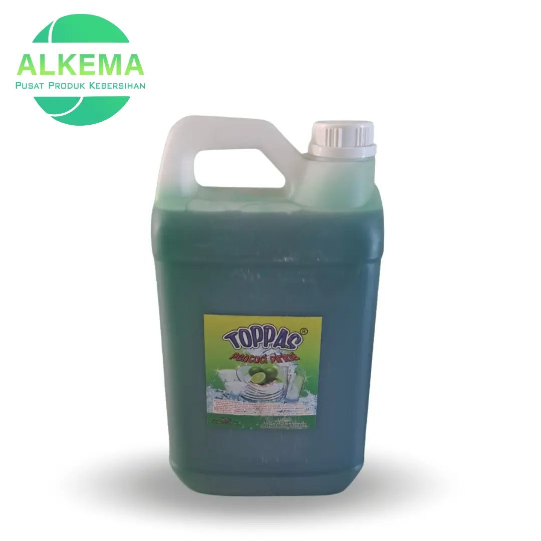 TOPPAS Cairan Pembersih Cuci Piring Pelembut Pakaian Deterjen Cair 5 Liter
