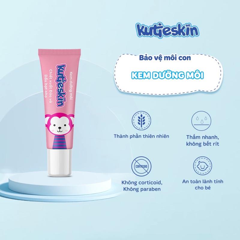 ￼Son dưỡng môi dạng kem không chứa Paraben, Corticoid, Silicon an toàn lành tính cho mẹ và bé 3