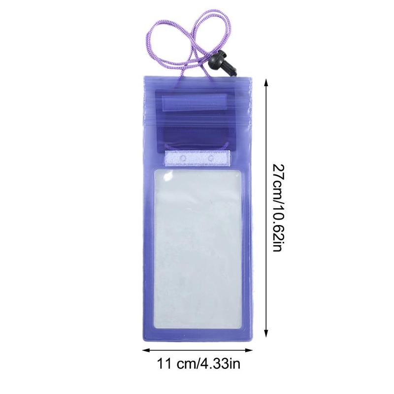 Product Introduction of Transparent Dustproof And Waterproof Bag For Mobile Phones, Touch Screen Swimming And Diving J3F2 37