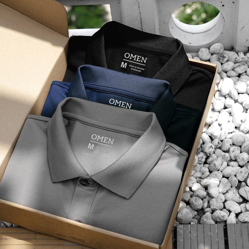 Áo thun polo nam Omen basic OMP1