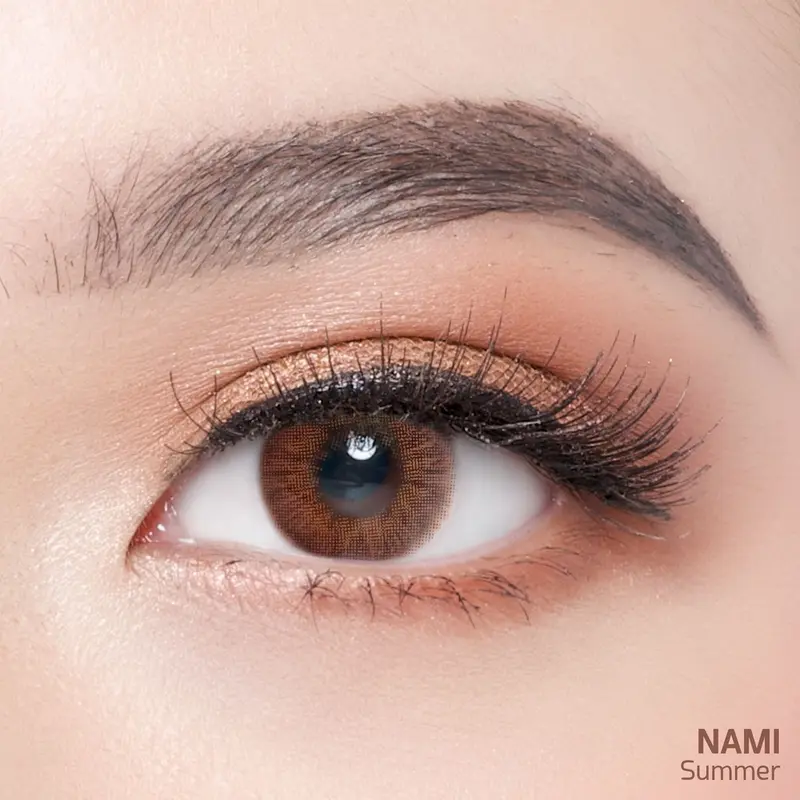 Exoticon Softlens - Nami - Summer Eye Soflens Lensa Brown 2
