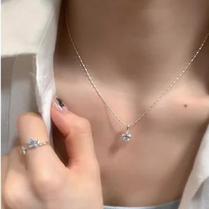 Vòng Cổ Mặt Dây Chuyền Ngôi Sao, Thiết Kế Tinh Tế Wang Cuiqiao, Màu Xanh Lam, Hàng Mới Về, Giá Cả Phải Chăng, Sang Trọng, Độc Đáo, Cao Cấp, Phụ Kiện Tình Yêu