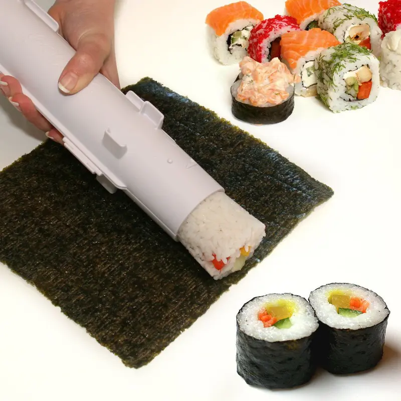 Sushi Maker Sushi Making Alat Gulung Cetakan Pembuat Bento Makanan Jepang Nasi Nori Lengkap Unik Kitchenware 1
