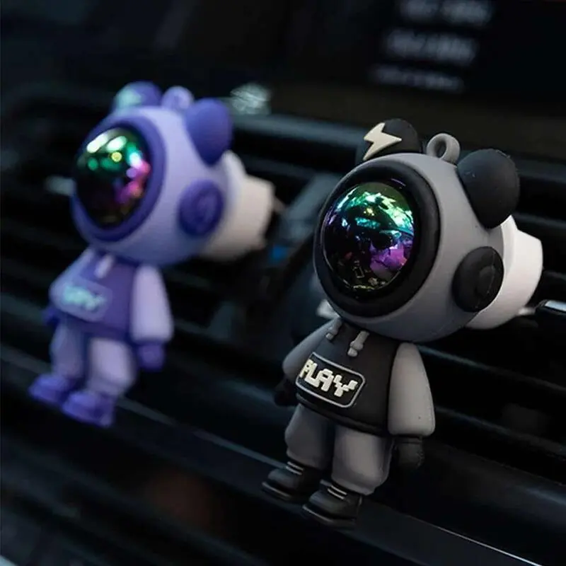 Clip Cartoon Astronaut Freshener Conditioning Air Outlet Aroma Car Interior Decoration