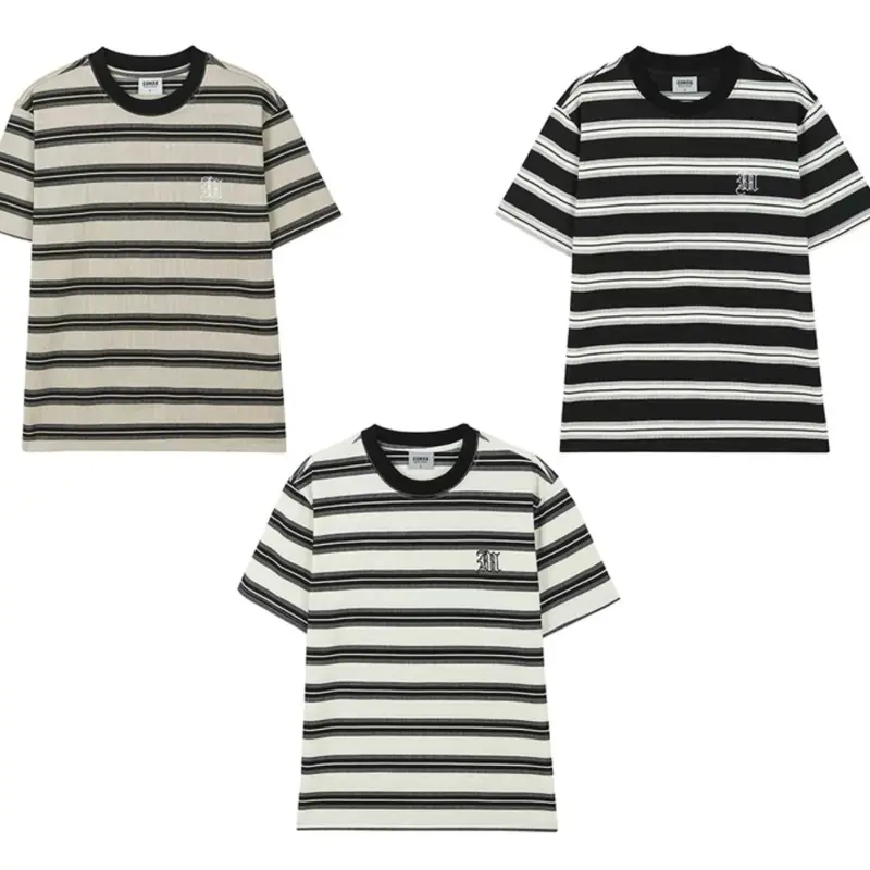 Áo thun nam kẻ Cotton Oversize chất liệu cao cấp