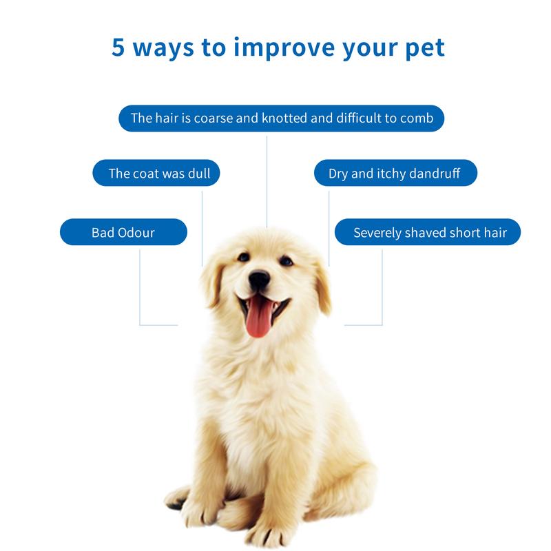 Product Introduction of Pet Shower Gel for Cats and DogsUniversal Pet Cat Bathing ShampooPet Dog Cleaning Bath Whitening and Scent Retaining Cleaning Solution 8