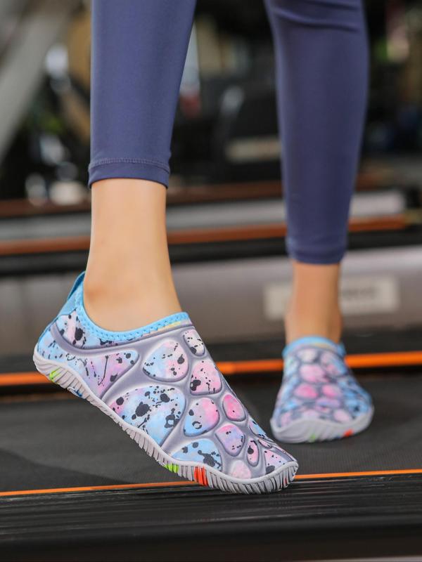 Unisex Colorblock All Over Print Slip On Water Shoes, Casual Breathable Comfortable Anti-Slip Flat Sports Shoes, Outdoor Sports Shoes for Outdoor Activities for Men & Women 3