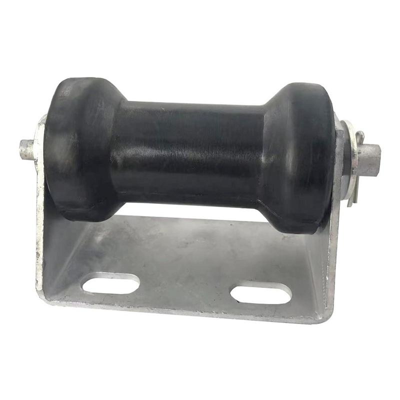 Product Introduction of Durable Galvanized Steel Boat Trailer Rollers with Bracket Assembly Kit 5" Roller for 3" Tongue Boat Rollers for Trailer Boat Trailer Brackets 14