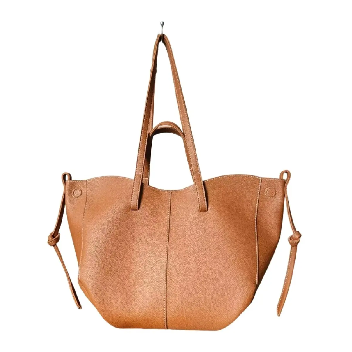 2025 French Fashion Trend Women'S Versatle Shoulder Underarm Bag Large Capacity Hand-Hero Tote Bag Niche Soft Leather Bag Bag